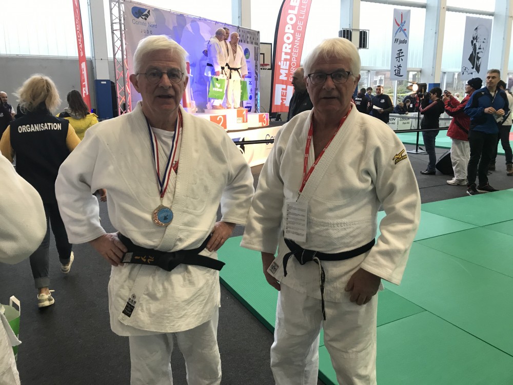Robert et Raymond ROUSSEAU sur les podiums des tournois vétérans