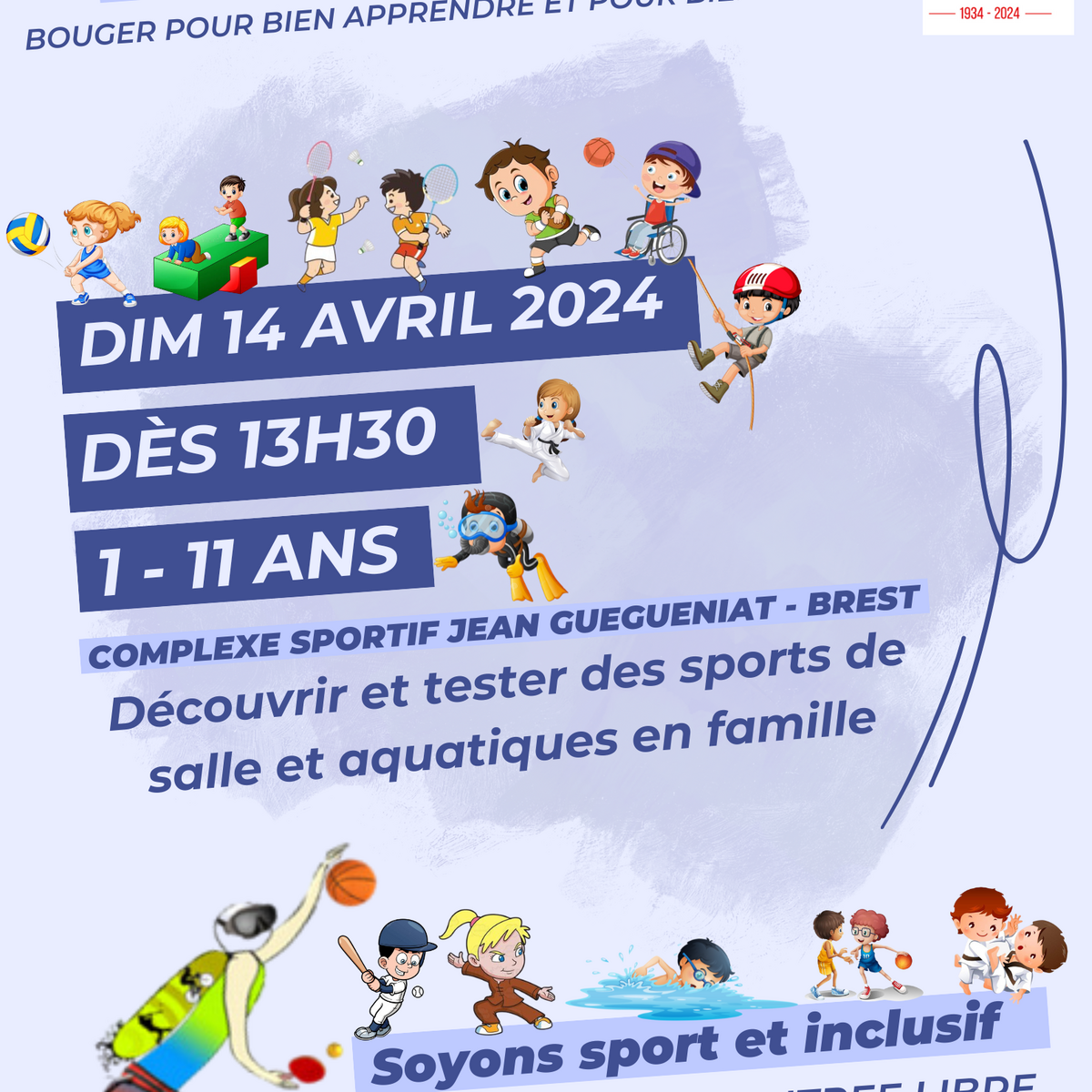 FESTI SPORTS LE DIMANCHE 14 AVRIL.