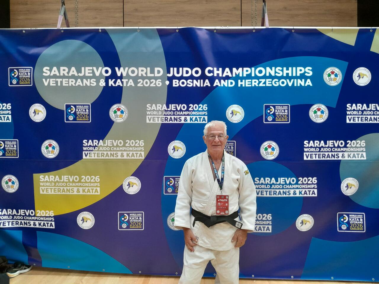 ROBERT ROUSSEAU aux championnats du monde vétérans à SARAJEVO
