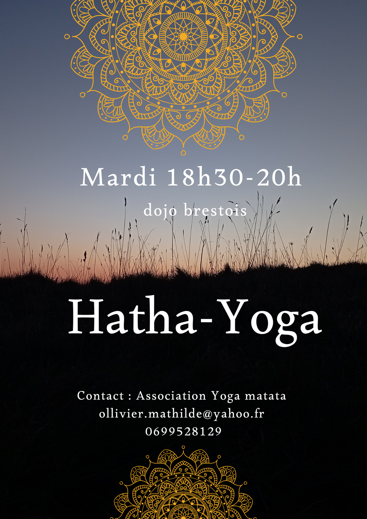 Cours de yoga à Brest par Mathilde Olivier