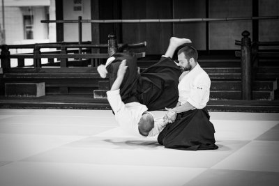 Prise d'Aikido par Tanguy Le Vourc'h
