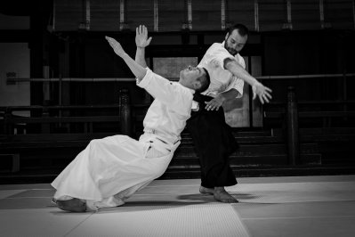 Prise d'Aikido par Tanguy Le Vourc'h enseignant à Brest